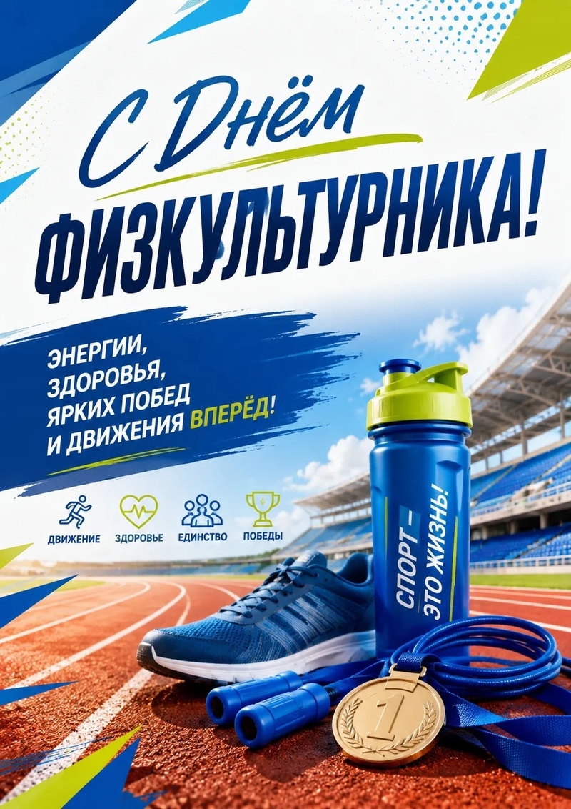С Днём физкультурника!